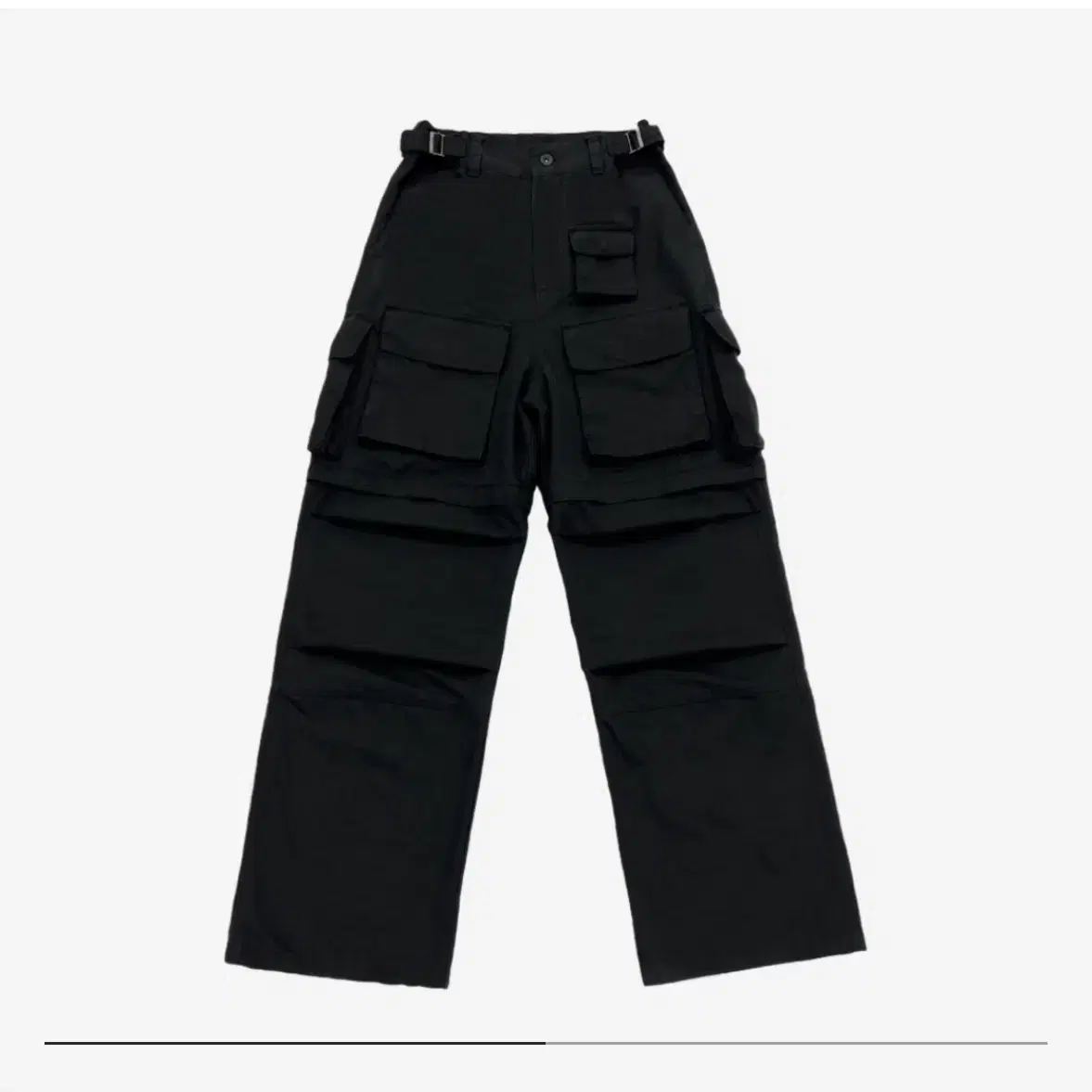 2] Project GR Convertible Tactical Cargo Pants Black on Bunjang
