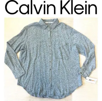 무료배송 새상품 CALVIN KLEIN JEANS 여성용 긴팔 셔츠 M
