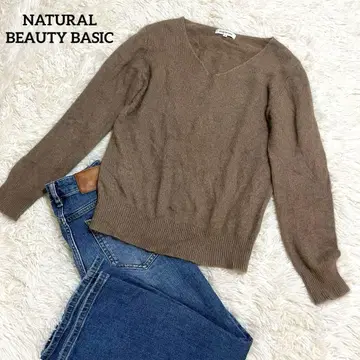 내추럴 뷰티 베이직 포근 니트 스웨터 울 M