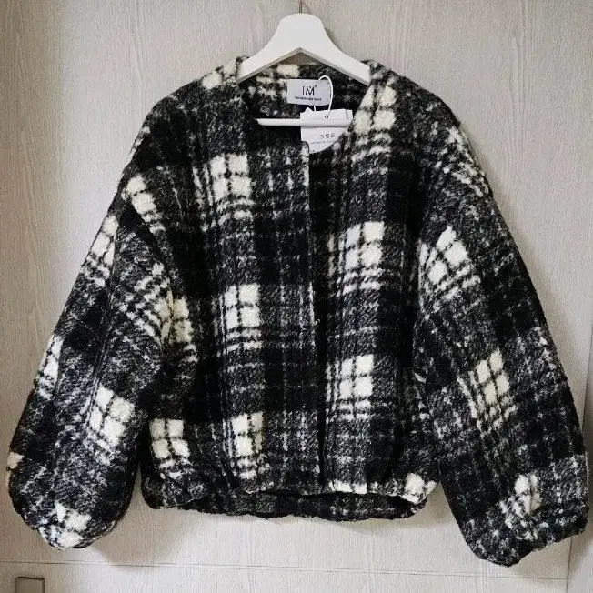 New quilted jacket, fuzzy sherpa