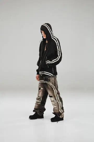 XG 착용 브랜드 RACER WORLDWIDE 나일론 자켓