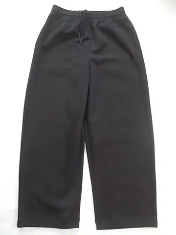 새상품급 UNIQLO C 맨투맨 와이드 팬츠 블랙 M 사이즈 유니클로