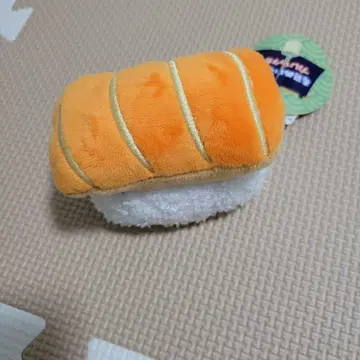 초밥 봉제 인형 풀백카 연어