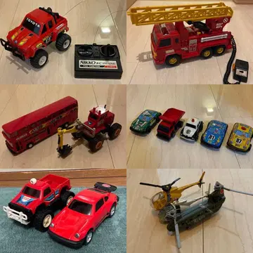 재고 처분 미니카 세트 판매 포르쉐 이스즈 소방차 양철 쇼와