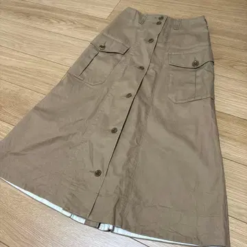 최종 가격 인하 새상품급 마가렛호웰 롱 코튼 린넨 프론트 버튼