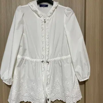 화이트 프릴 자켓 사이즈 38