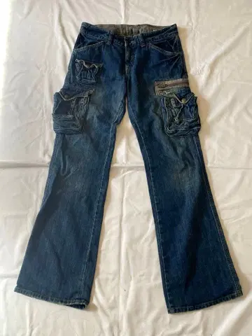 [ Japanese Label ] Flare Cargo Denim