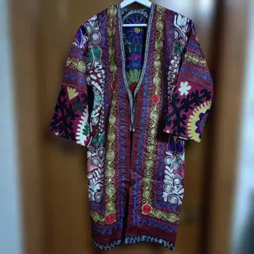 수자니 자수 자켓 겉옷