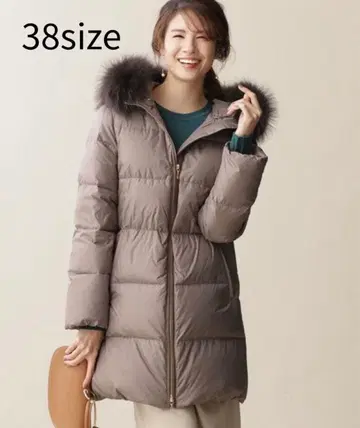 나노 유니버스 니시카와 다운 코트 모카 38