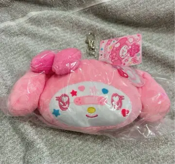 산리오 마이멜로디 데코라 디자인 페이스 리 패스 케이스 키링