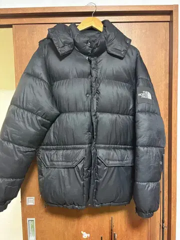 THE NORTH FACE 블랙 다운 자켓 XL