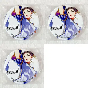 스트리트 파이터 6 스트6 도쿄 2025 세계 육상 캔뱃지 춘리 3점