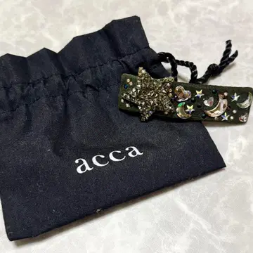 acca 머리핀 헤어 클립 미사용 별 스타 달