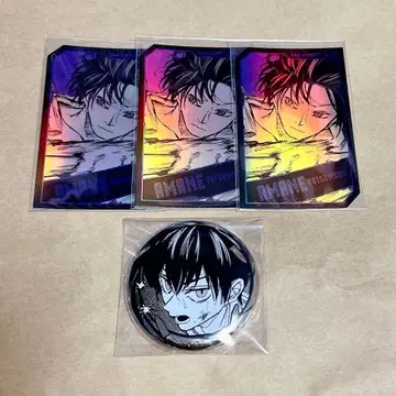 사카모토 데이즈 골든 캔뱃지 캐릭터 호로 카드 요츠무라 슈