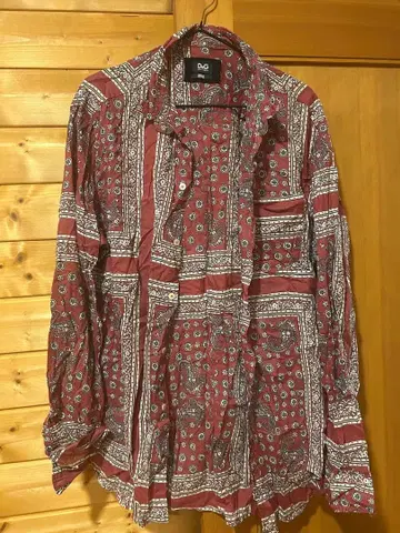 D&G BRAD 패턴 셔츠 XL