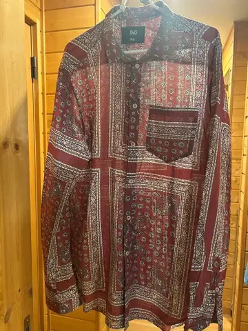 D&G 패턴 셔츠 XL