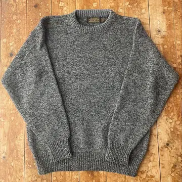 80s USA제 블랙택 Eddie Bauer 울 니트