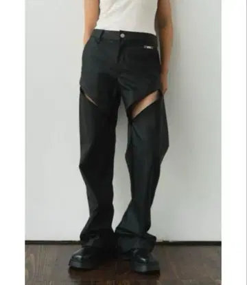 Knuth Marf 택 포함 2way 컷 레더 팬츠