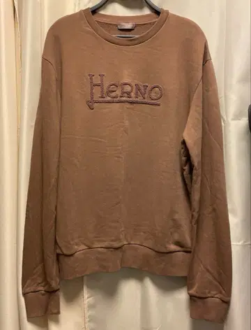 레어 HERNO 트레이닝복 파일 로고 맨투맨