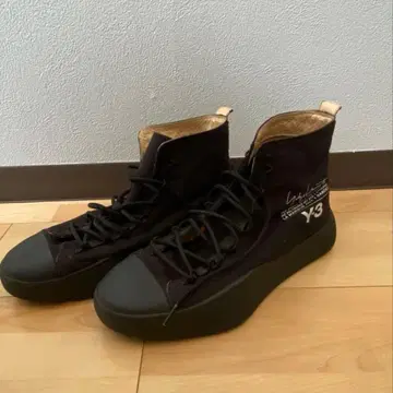 Y-3 하이컷 스니커즈 블랙