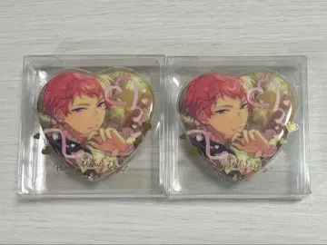 앙스타 화이트데이 하트 캔뱃지 아츠키 슈 2개 세트