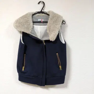 앙 레클 네이비 퍼 베스트