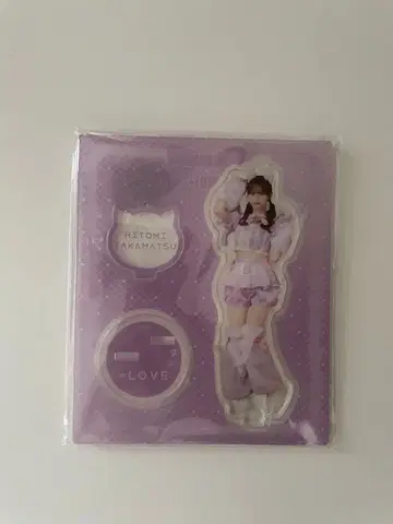 =LOVE 이코러브 타카마츠 히토미 아크릴 스탠드 고양이 의상