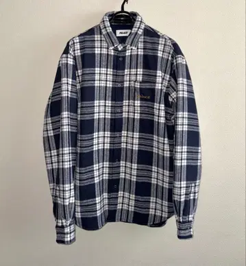 PALACE Check Insulated Shirt 'Navy'
