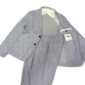 ZARA 스트라이프 시어서커 셋업 S 사이즈