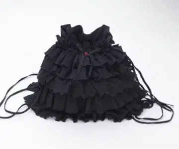 axes femme 블랙 프릴 냅색 새상품