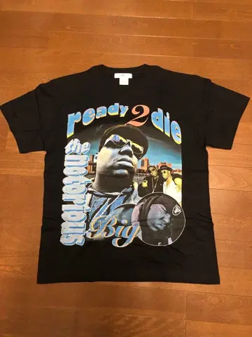 plug 노토리어스 B.I.G 비기 티셔츠 양면