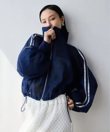 AIC. 더블 라인 시어 블루종 네이비