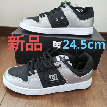 DC 스니커즈 24.5cm 블랙 실버