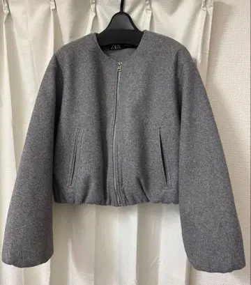 소프트 봄버 자켓 M 그레이