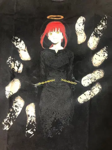 체인소 맨 tee XL 빈티지 셔츠 마키마 블랙 레제 REZE