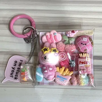 가챠 파우치 핑크 몬스터