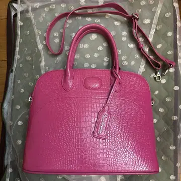 가격 인하 덤 포함 앙코르 키네 악어 엠보싱 라운드 백