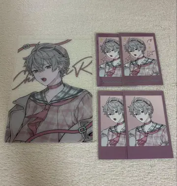 니지산지 쿠츠하 ChroNoiR 뉴트로 폴라로이드 클리어 카드 세일러