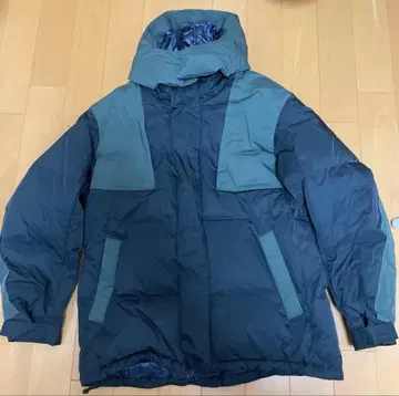+J 다운 자켓 XL 네이비 그레이