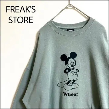 FREAK'S STORE 맨투맨 디즈니 블루 오버 사이즈