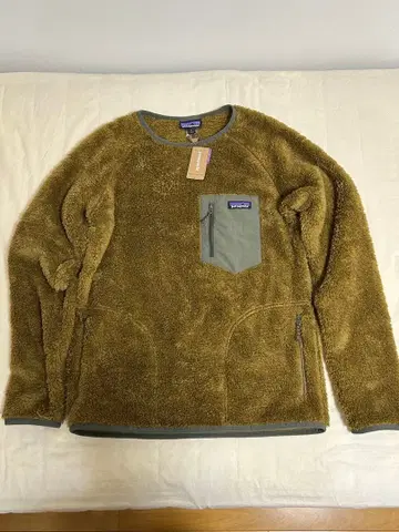 새상품 파타고니아 로스 가토 크루 M 코리앤더 브라운 2019년 레트로