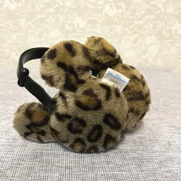 도쿄 디즈니 리조트 미키 표범 무늬 귀도리