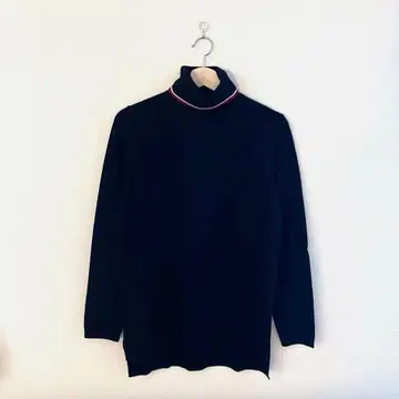 [ 미사용품 ] UNIQLO 이네스 캐시미어 100% 네이비 L