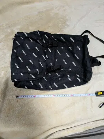 로고 프린트 나일론 백팩 약 40cm