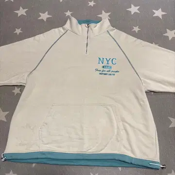 NYC 하프 지퍼 트레이닝복 L