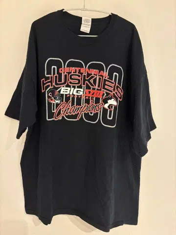 해외 구제 의류 T셔츠 블랙 남성용 2XL 상당