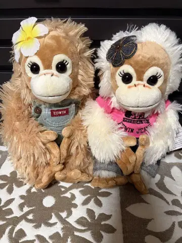 Baby coco 베이비코코 나츠 EDWIN SS 봉제 인형 2개 세트