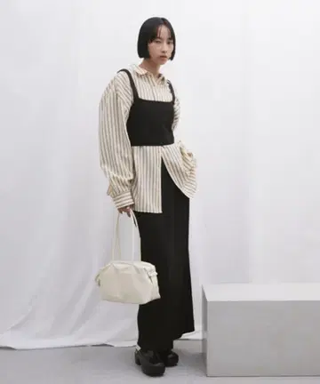 Auntmarie's 앤트마리스 썸머 니트 뷔스티에 스커트 세트