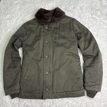 N-1 덱 자켓 카키 보아 M 사이즈