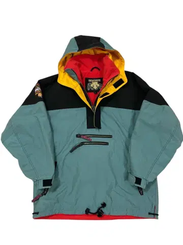 90s DESCENTE 데상트 아노락 플리스 후드티